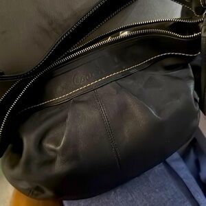 Coach wide strap shoulder bag